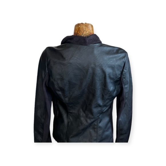 BLANK NYC black jacket small asymmetrical - Picture 5 of 7